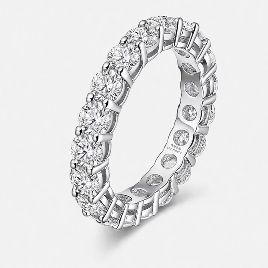 3.5mm Moissanite Eternity Band