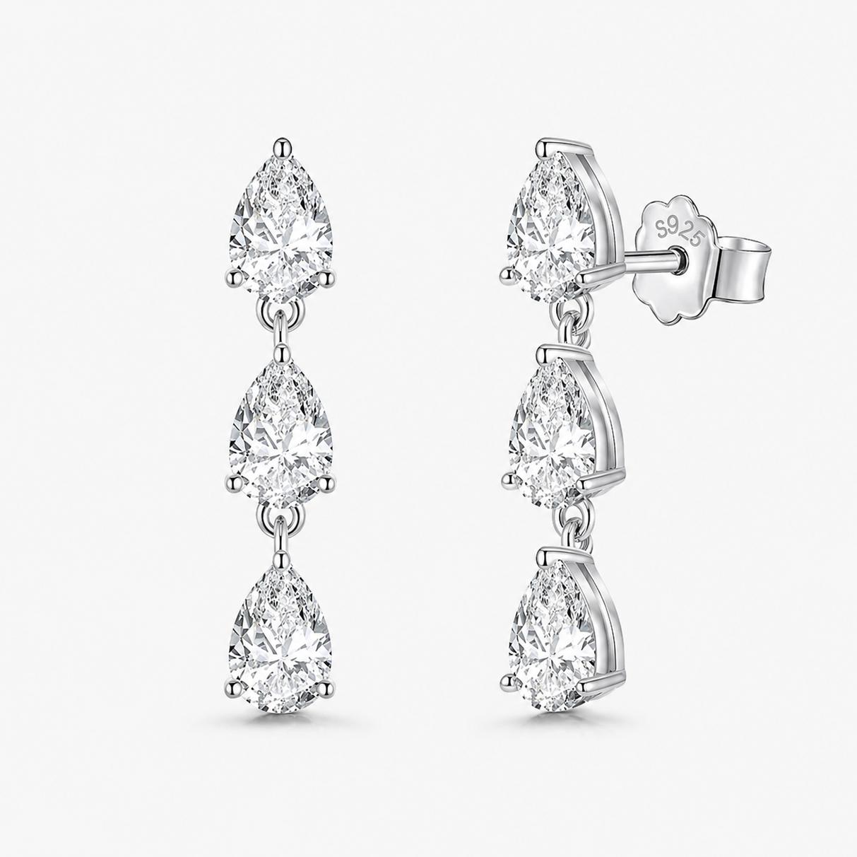 Long Pear Earring