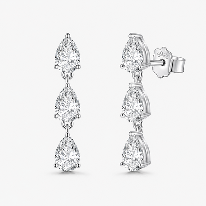 Long Pear Earring