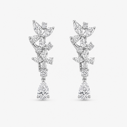 Floral Drop Earring