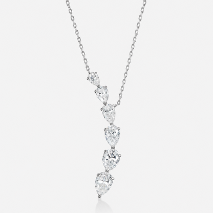 Graduated Pear Necklace