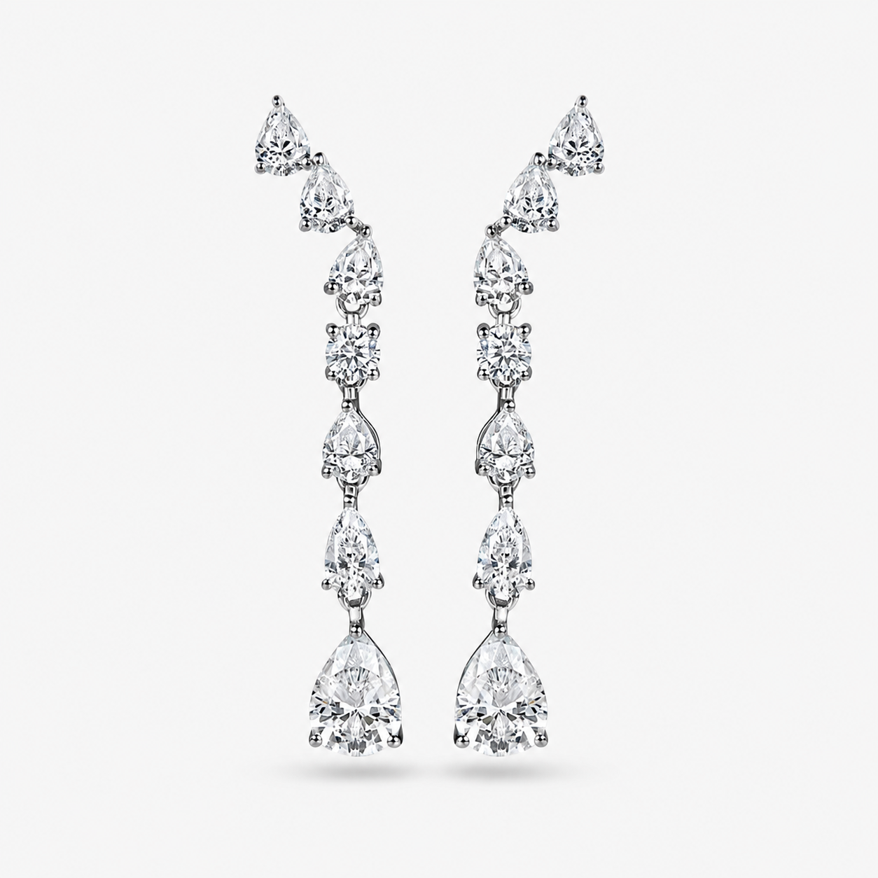 Drop Pear Earrings