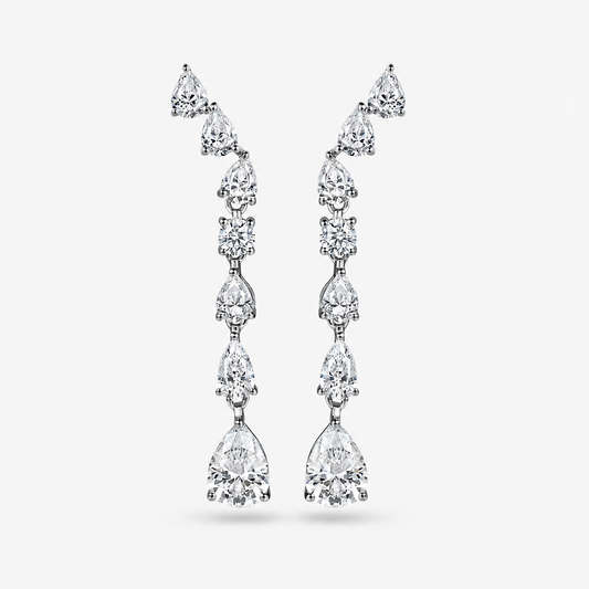 Drop Pear Earrings