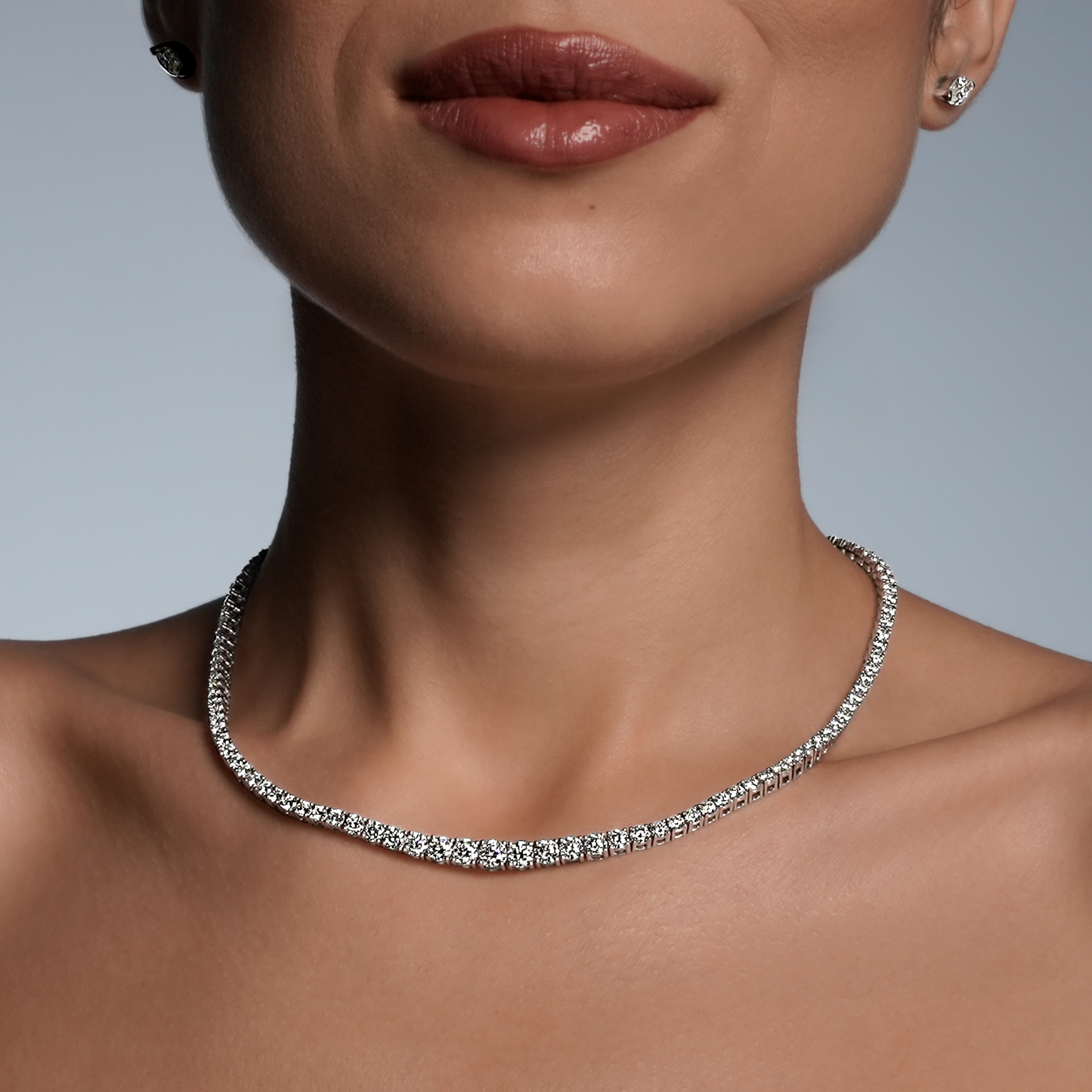 Graduated Tennis Necklace