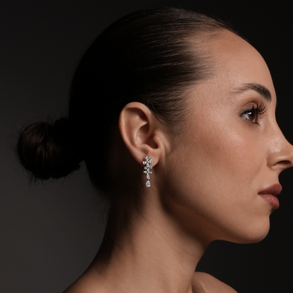 Floral Drop Earring