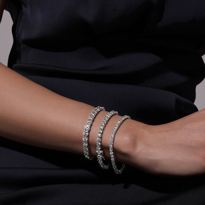 4mm Moissanite Tennis Bracelet