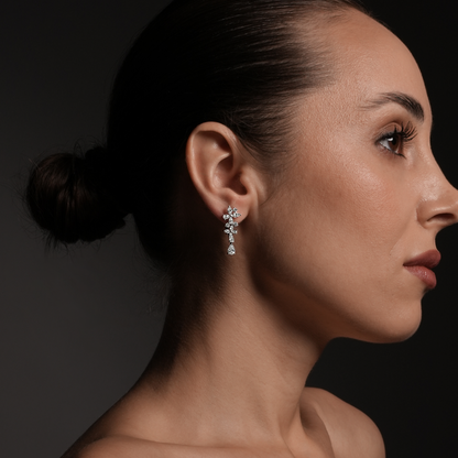 Floral Drop Earring