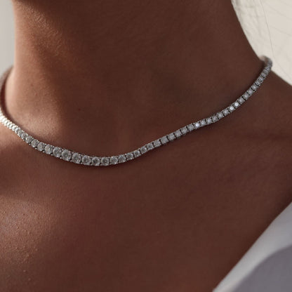 Graduated Tennis Necklace